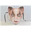 Image 1 : RETRO LADY CAT PORCELAIN MASK-CIRCA EARLY 1980S