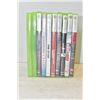 Image 1 : 10 XBOX 360 GAMES- RAINBOW SIX, LEFT4DEAD, DRAGON