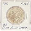 Image 1 : 1896 MORGAN 90% SILVER DOLLAR