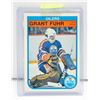 Image 1 : GRANT FUHR HI GRADE ROOKIE CARD OILERS # 105