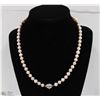 Image 2 : BIRKS GENUINE PEARL NECKLACE WITH .925 SILVER