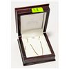 Image 1 : 10 KT GOLD BOX-LINK NECKLACE - 18 INCHES LONG