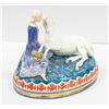 Image 3 : 1981 ROYAL DOULTON LADY UNICORN HN 2825 FIGURINE