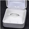 Image 2 : BZ601-35) 10 KT WHITE GOLD DIAMOND RING SIZE 6.75