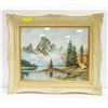 Image 1 : ORIGINAL HANSON OIL PAINTING APPROX 20" X 24"