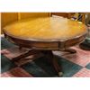 Image 1 : ROUND COFFEE TABLE APPROX H-15.5" DIAMETER-36.5"