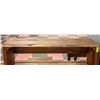 Image 2 : KILN DRIED BARN WOOD 3 TIER SHELF 46" X 14" X 49"