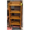 Image 1 : WOODEN SHELF APPROX H-44" W-11.5" L-18.5"