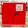 Image 1 : FLAMMABLE CABINET - 30 GALLON RED