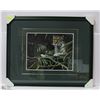 Image 1 : NEW  FRAMED LEOPARD IN A TREE APPROX 38" X 50"