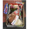 Image 1 : BOX OF ASSORTED NEW CHRISTMAS CRAFTING LOT