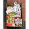 Image 1 : BOX OF ASSORTED NEW CHRISTMAS CRAFTING LOT