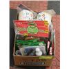 Image 1 : BOX OF ASSORTED NEW CHRISTMAS CRAFTING LOT
