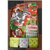 Image 1 : BOX OF NEW CHRISTMAS WRAPPING ITEMS