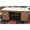 Image 1 : VINTAGE METAL AND ARBORITE TOP DESK.