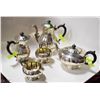 Image 1 : 5-PIECE MARLBORO SILVER PLATED COFFEE/TEA POT