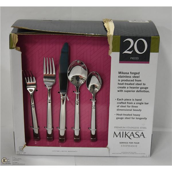 MIKASA STEPHANIE FORGED ST. STEEL CUTLERY SET