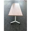 Image 2 : DARK WOOD/METAL MOBILE FOLDING ADJUSTABLE NESTING DESK