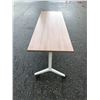 Image 2 : DARK WOOD/METAL MOBILE FOLDING ADJUSTABLE NESTING DESK