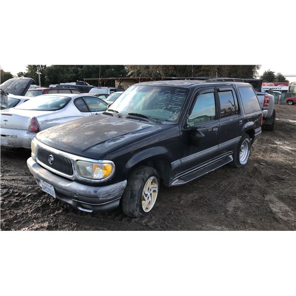 1999 MERCURY MOUNTAINEER PDF visual data 8