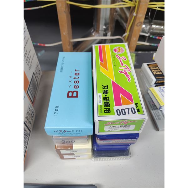 Waterstone knife sharpening set