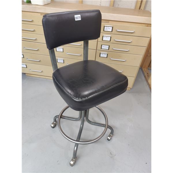 Rolling Bar Stool