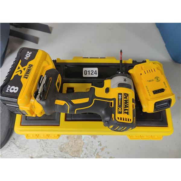 DeWalt Drill, Battery & Charger and Small Tool Box