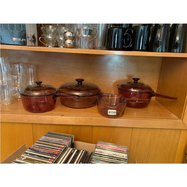 Retro Glass Cookware Set