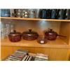 Image 1 : Retro Glass Cookware Set
