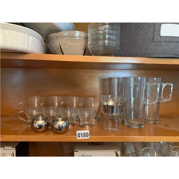 Set of Glass Coffee and Espresso Cups