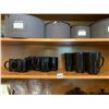 Image 1 : Set of Black Mugs in 3 Sizes