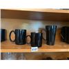 Image 2 : Set of Black Mugs in 3 Sizes