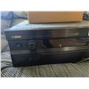 Image 2 : Yamaha AV Reciever with Box of Cassette Tapes