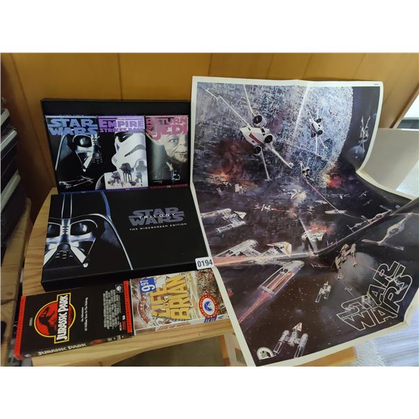 Retro VHS & Star Wars Poster