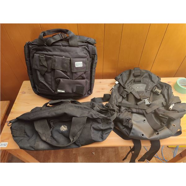 Overnight bags and Oakley Backpack