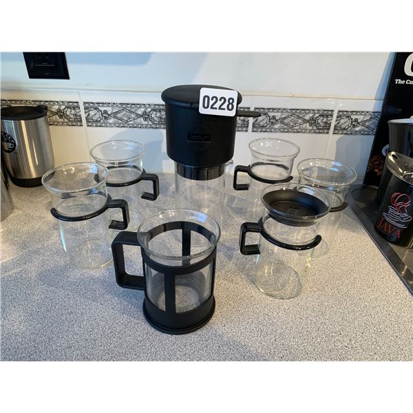 Bodum Coffee Press & Mugs