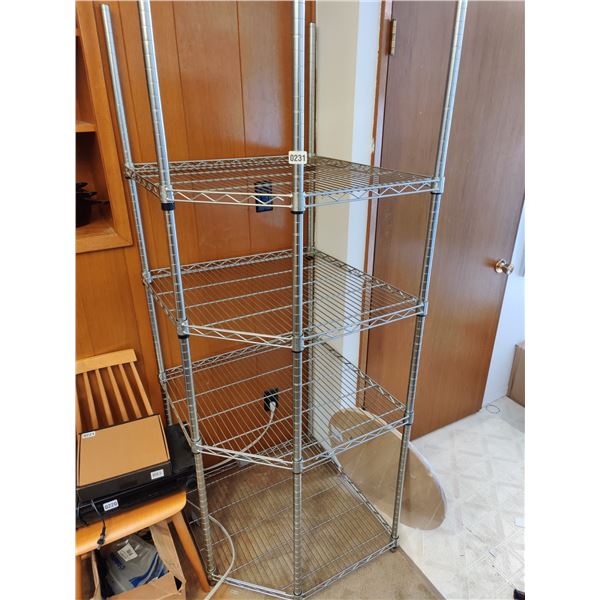 Metal Wire Kitchen Shelving Unit