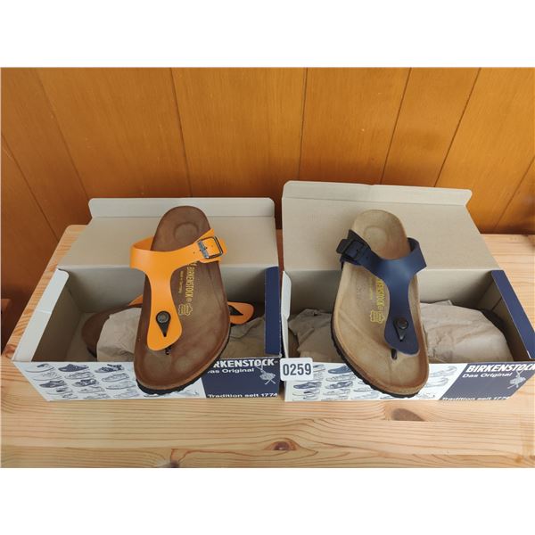 Set of Birkenstock Sandals, Like-New