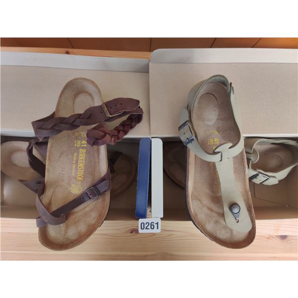 Set of Birkenstock Sandals, Like-New