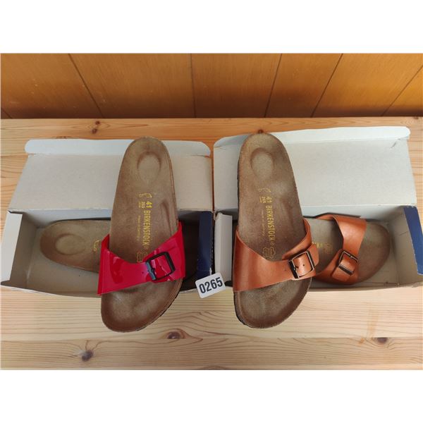 Set of Birkenstock Sandals, Like-New