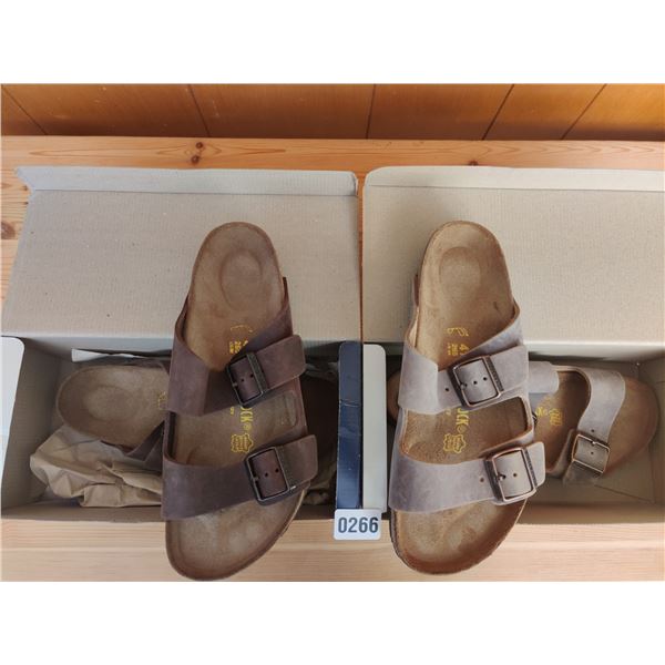 Set of Birkenstock Sandals, Like-New