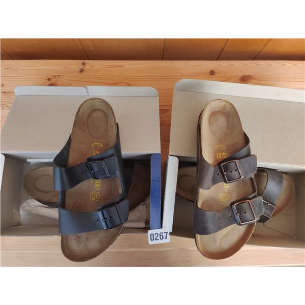 Set of Birkenstock Sandals, Like-New