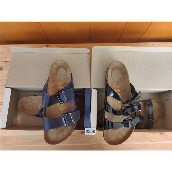 Set of Birkenstock Sandals, Like-New