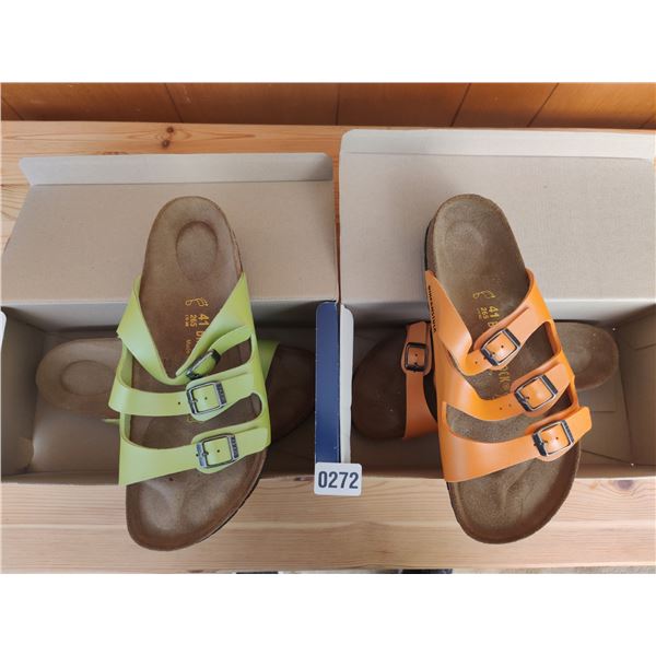Set of Birkenstock Sandals, Like-New
