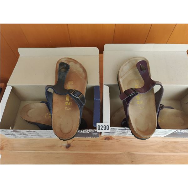 Set of Birkenstock Sandals, Like-New