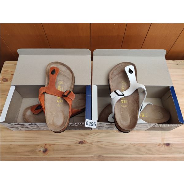 Set of Birkenstock Sandals, Like-New