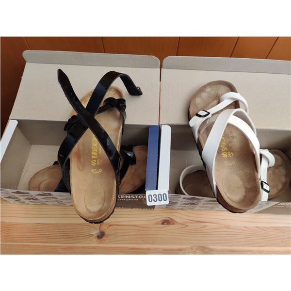 Set of Birkenstock Sandals, Like-New