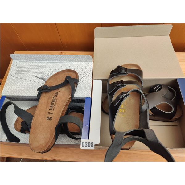 Set of Birkenstock Sandals, Like-New