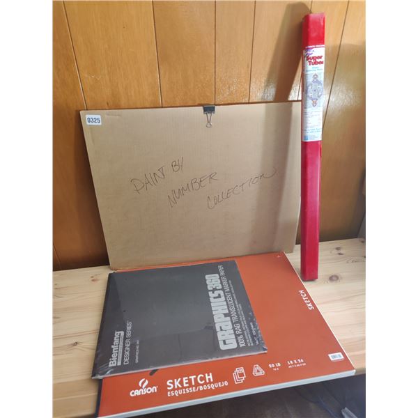 Paint by Number Collection & Sketchbooks, World Map