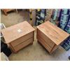 Image 1 : Set of 2 Matching Nightstands with Drawers
